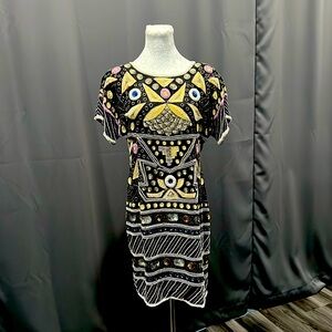 Ladies Fully beaded dress Size either 4 or 6